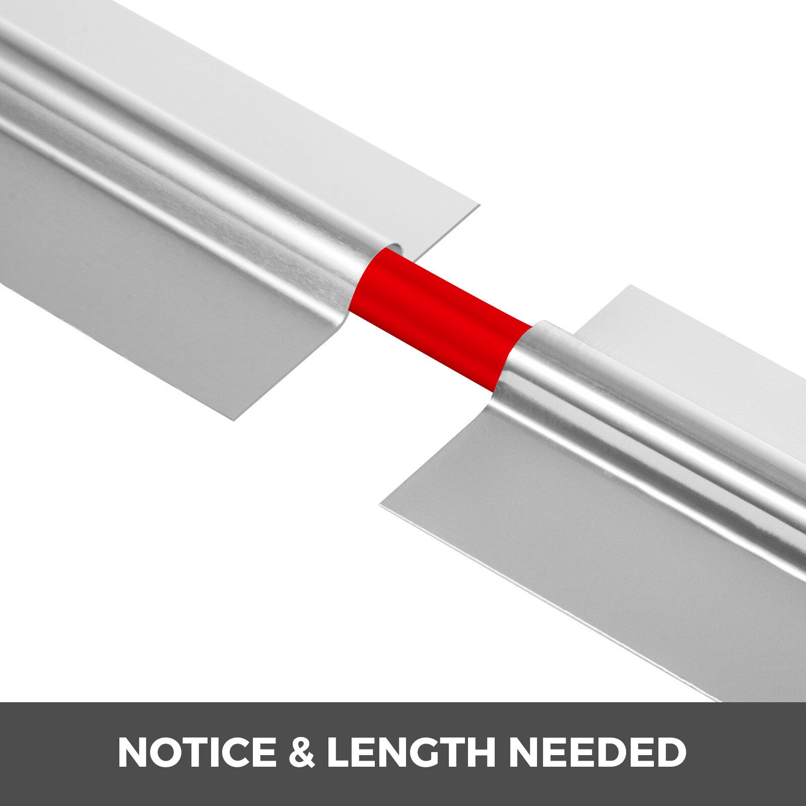 VEVOR 300 - 4' Aluminum Radiant Floor Heat Transfer Plates For 1/2" PEX Tubing