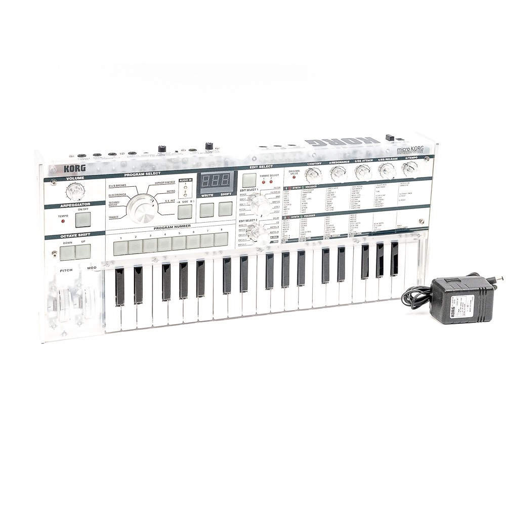 KORG microKORG Crystal Special Edition - Semi-Translucent Synthesizer / Vocoder