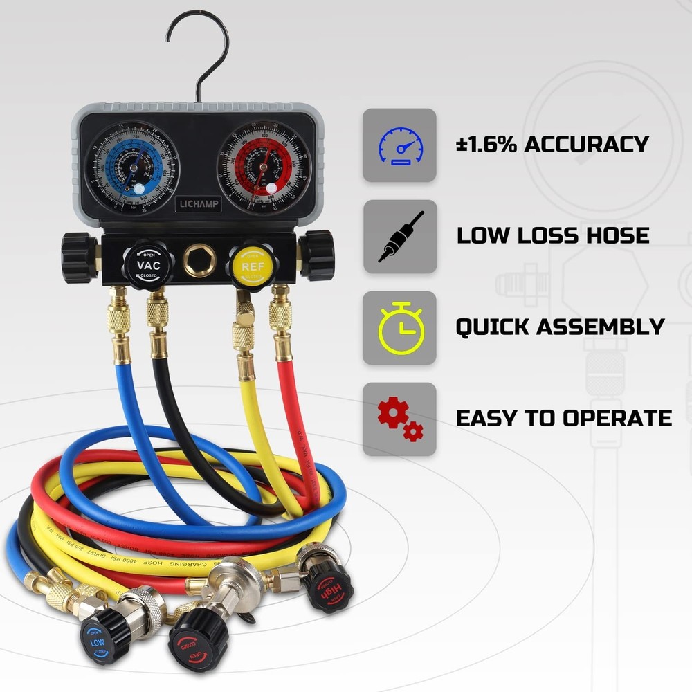 Automotive AC Refrigerant Recharge Kit