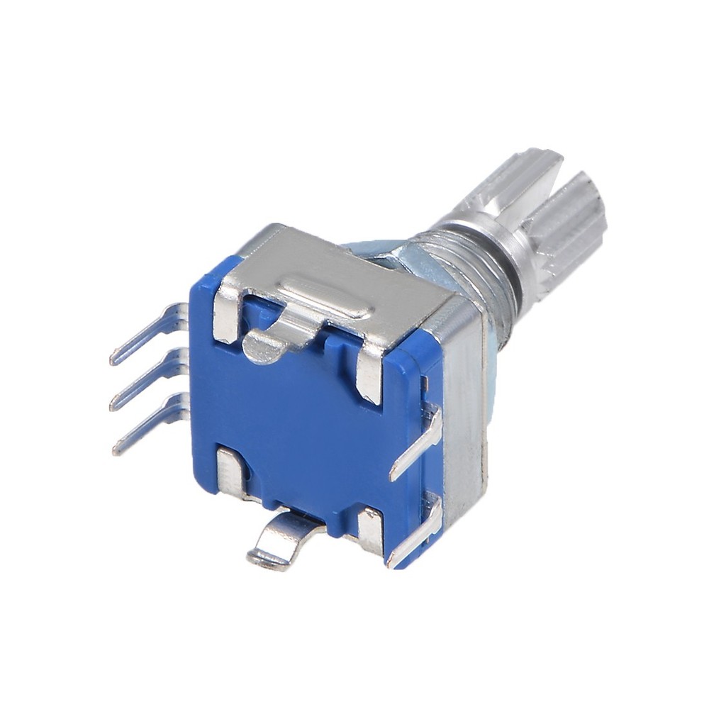 5pcs 360 Degree Rotary Encoder Code Switch Potentiometer EC11 7 Pins 15mm