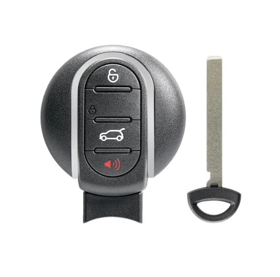 4 Button Smart Car Key Fob Keyless Entry Replacement for Mini Cooper 1