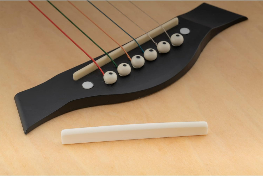 Basic 6 String Classical Guitar Bone Saddle, DJ-02 80X3X9/8Mm (Set of 2)