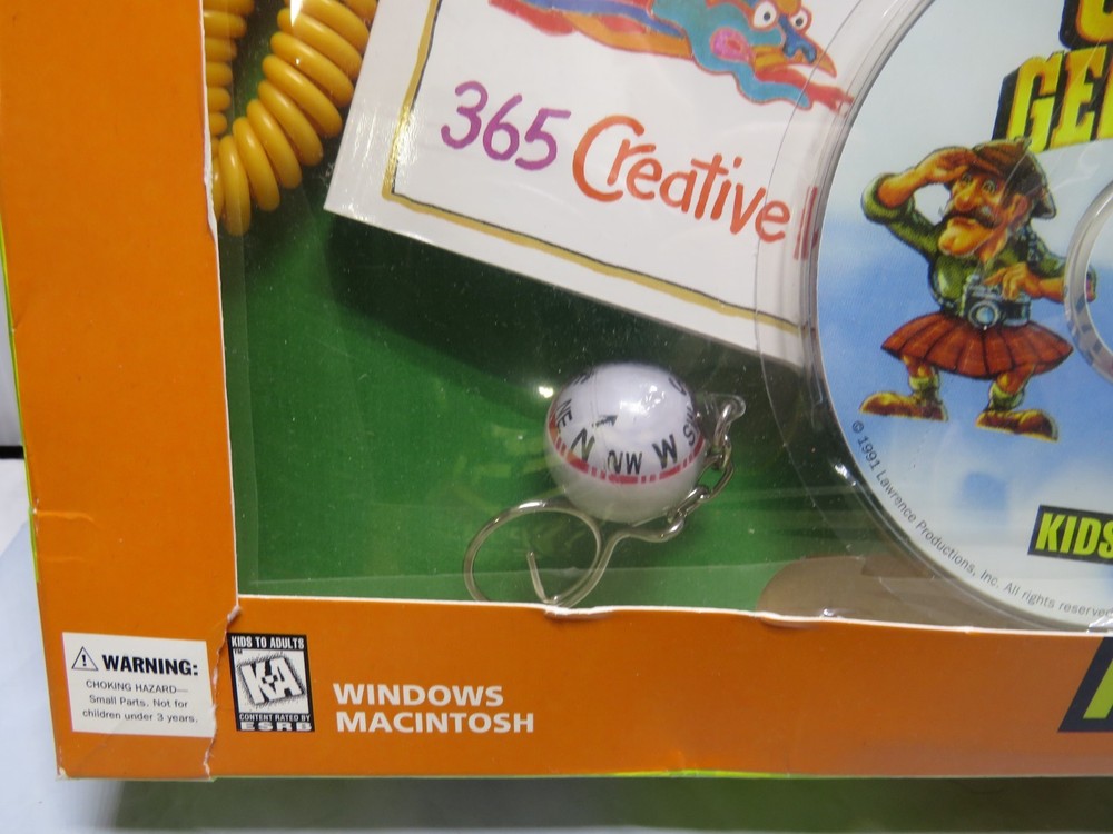 World Geography PC CD Rom Software kit Map Skills Mac Win Camera compass handson