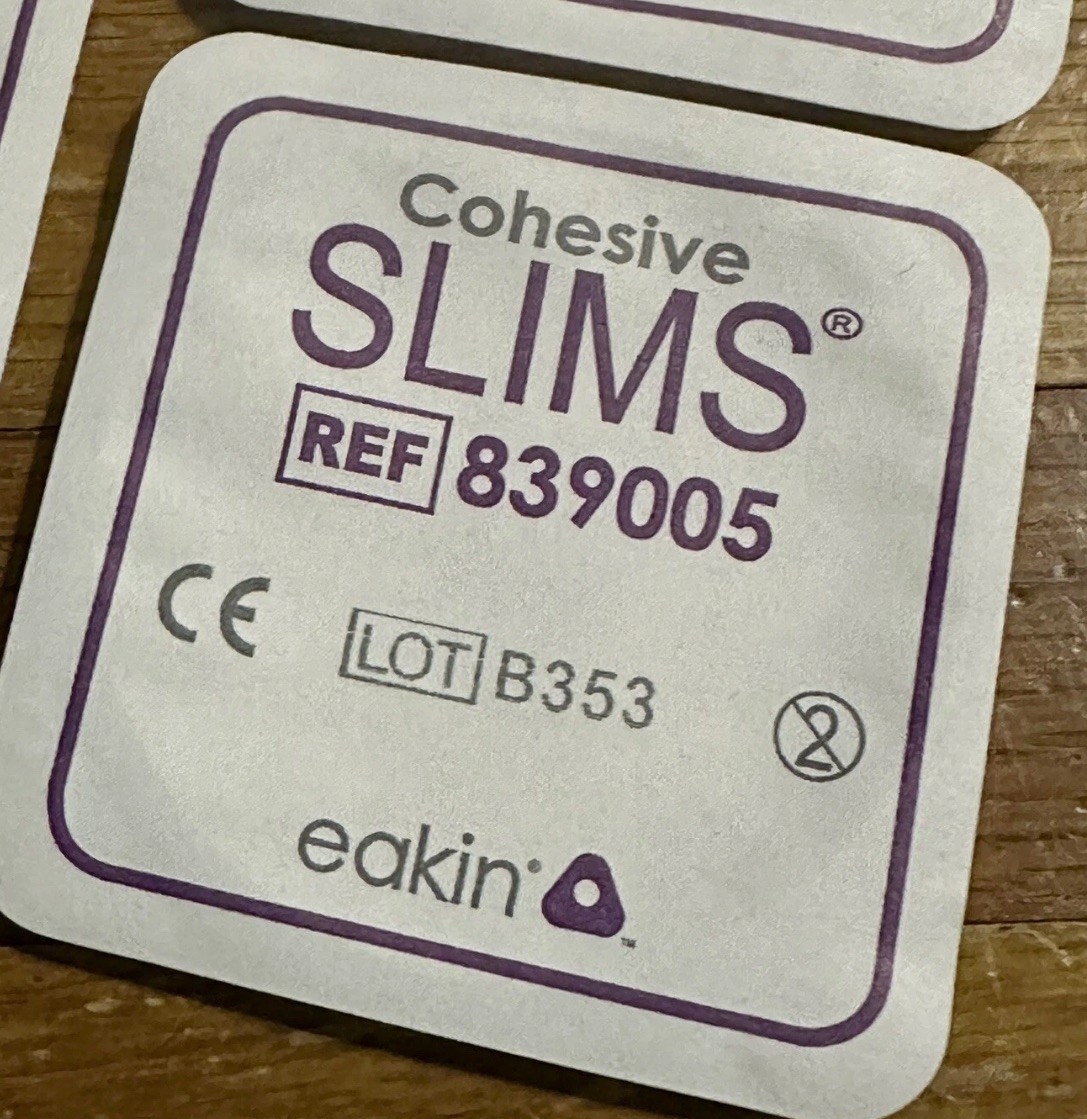 10 ConvaTec 839005 Eakin Cohesive SLIMS Barrier Seals 1-7/8" (48mm) No Box