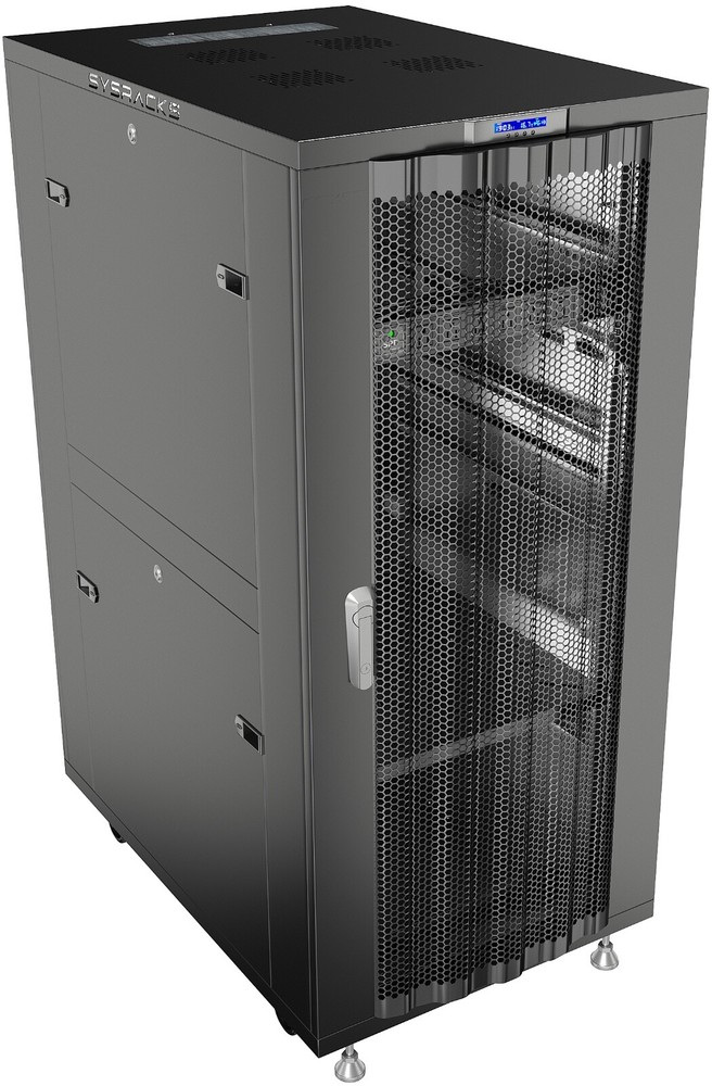 Sysracks 32U 39'' Deep IT Network Data Server Rack Cabinet Mesh Vented Door