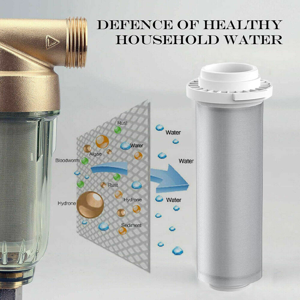 SimPure Reusable Whole House Spin Down Pre-Filter to Remove Sediment, Rust, Sand