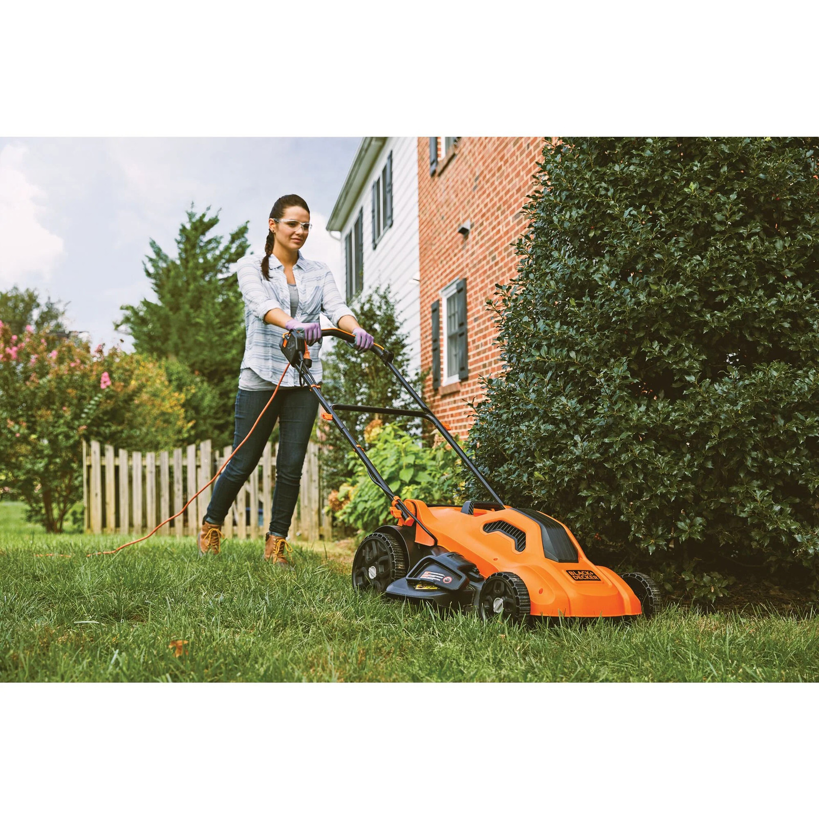 BLACK+DECKER Electric Lawn Mower, 13-Amp, Corded - BEMW213