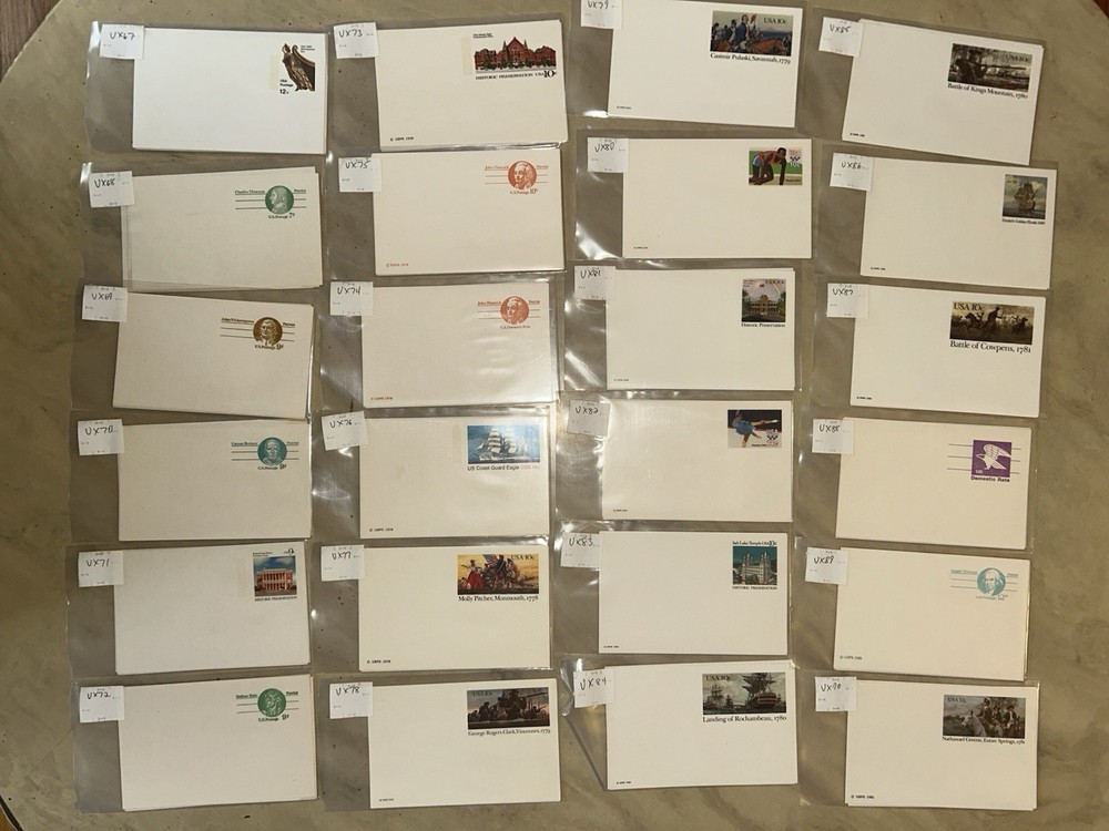 Used And Unused Postcards