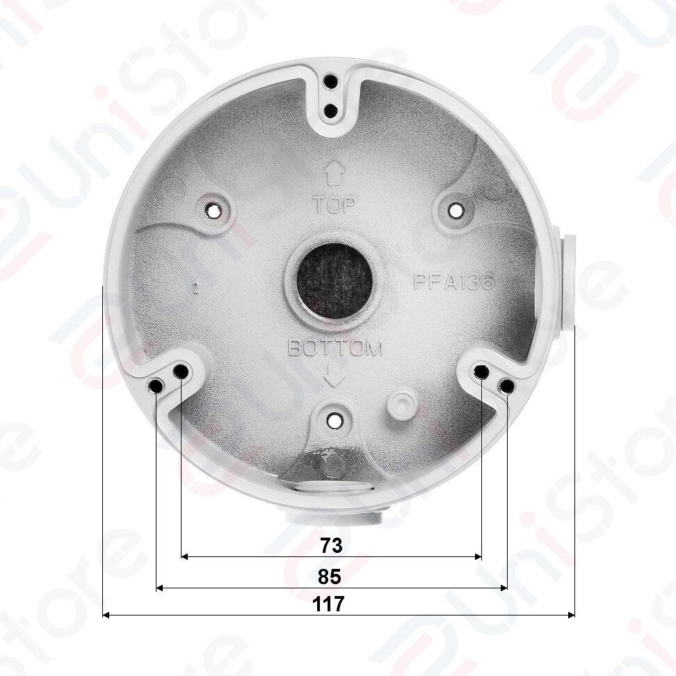Original Dahua PFA136 Wall Mounting Junction Box for Select CCTV Security Camera