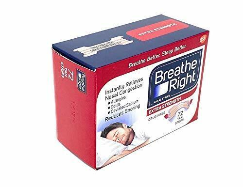 Breathe Right Extra Nasal Strips, 72 Count, 5 Pack