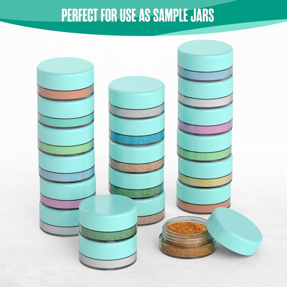 Sample Containers, Lip Balm Containers, Sample Jars, Mini Jars with Lids, Sma...