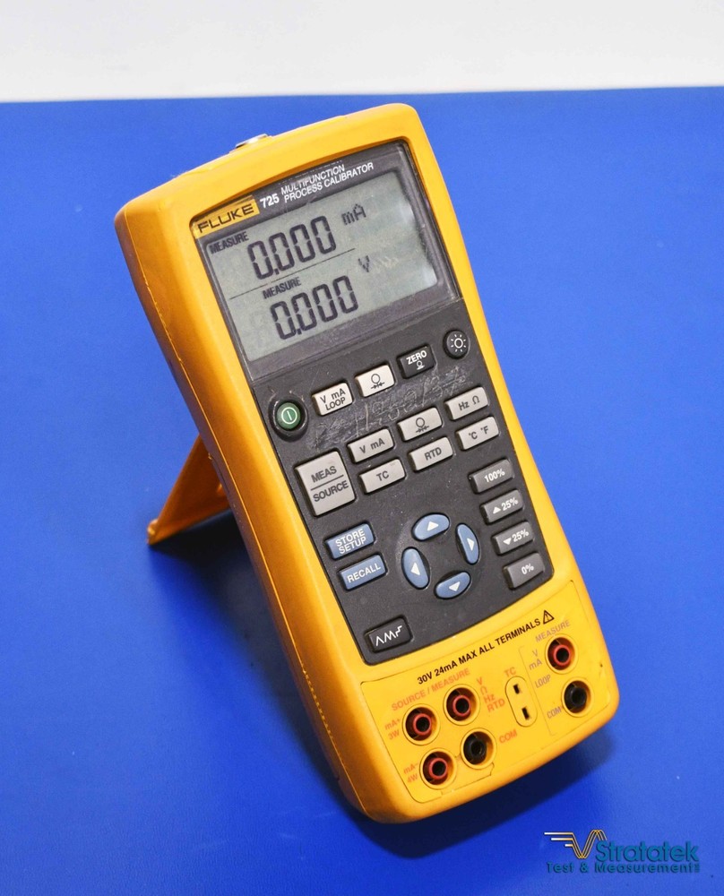 Fluke 725 Multifunction Process Calibrator - NIST Calibrated with Data