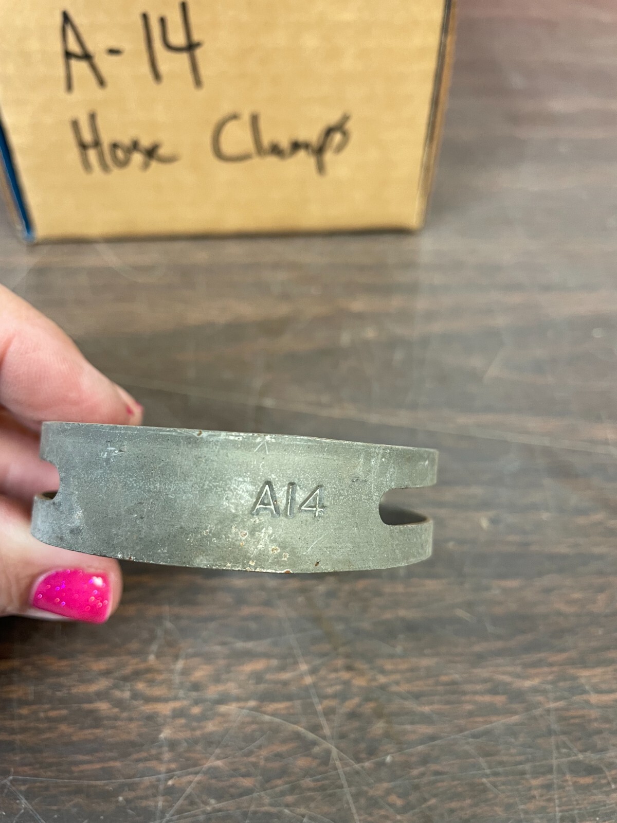 VINTAGE CHEVY DODGE FORD WILLYS JEEP A14 RADIATOR HOSE CLAMP NOS 423