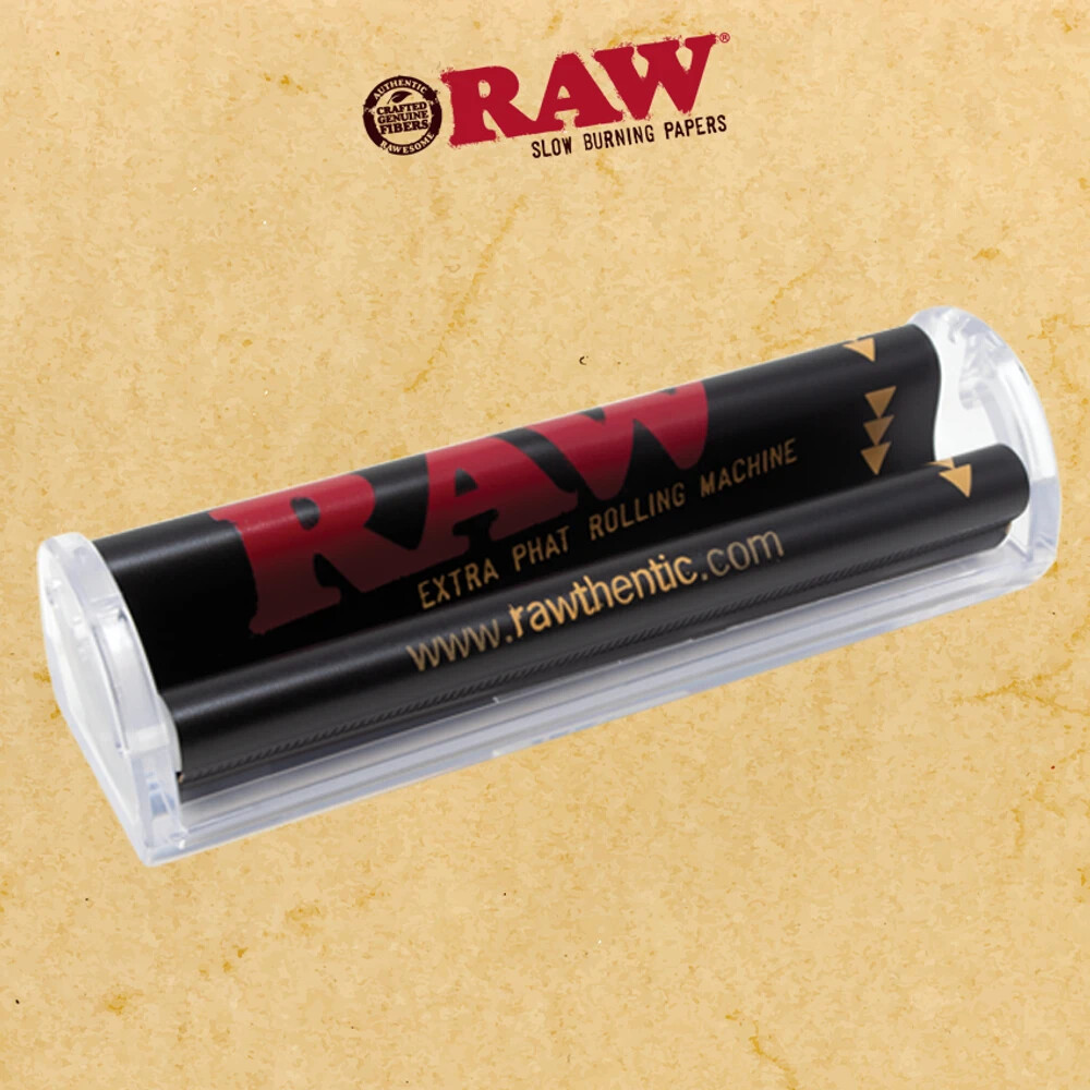 😎 🍃😎 1 x 125mm BLACK RAW PHATTY ROLLER EXTRA PHAT ROLLING MACHINE  😎 🍃😎 🍃