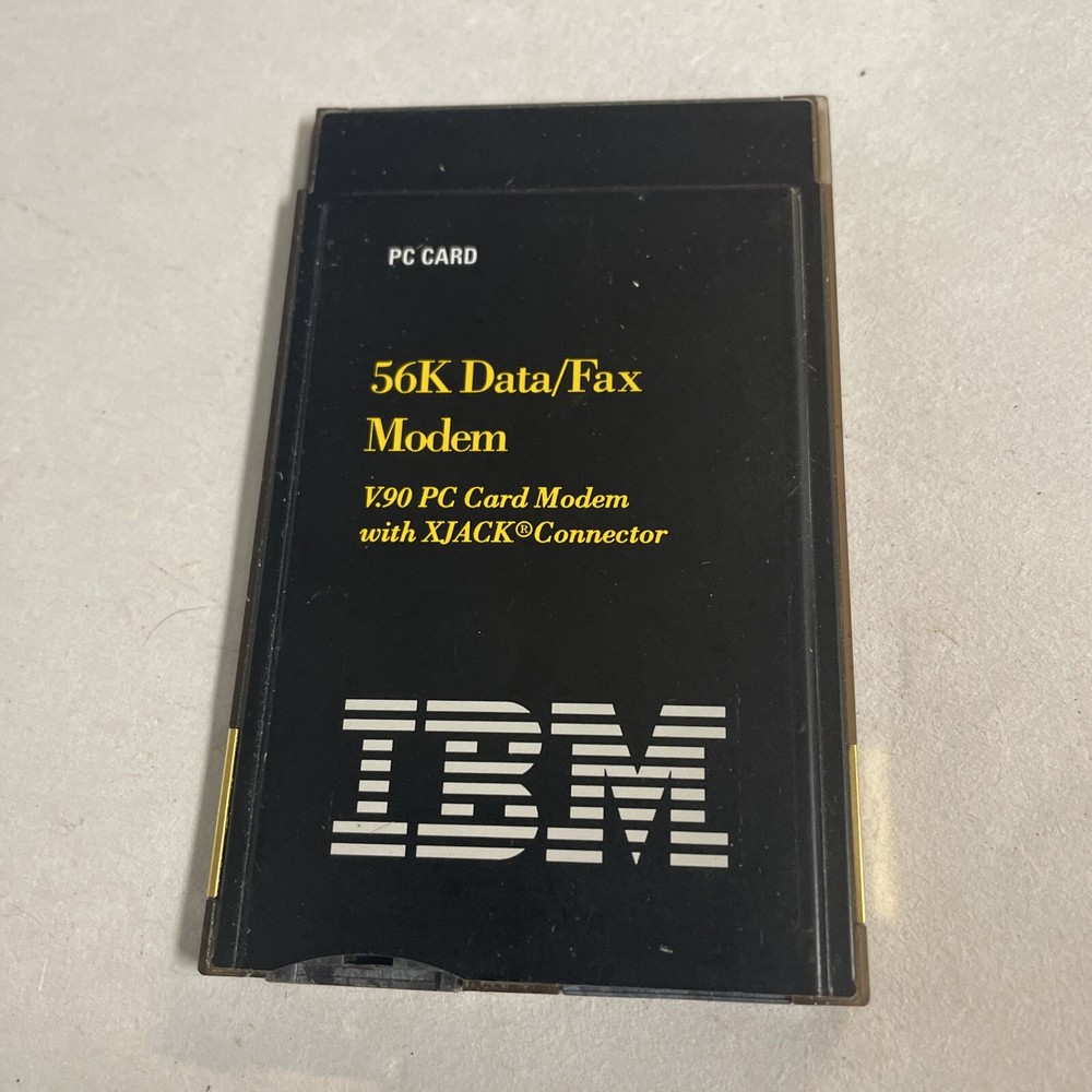 IBM 56K Data Fax Modem PC Card @CPU146