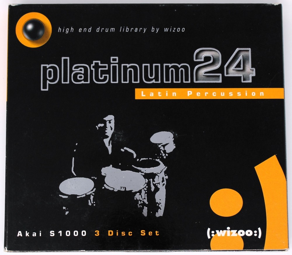 Wizoo Platinum 24 Latin Percussion Akai Format Sample/Sound Library/Sampling CD