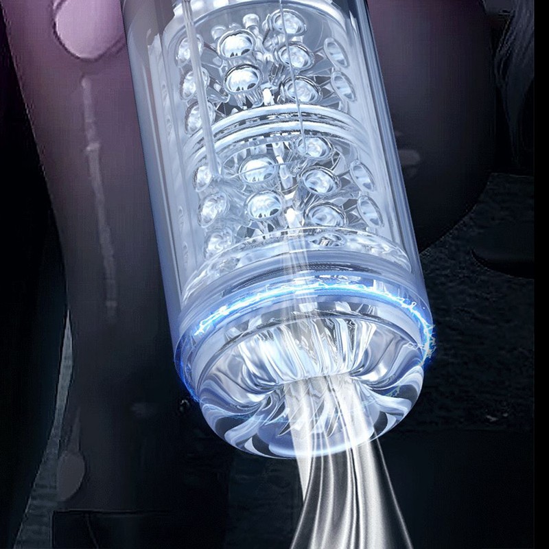 Automatic Masturbator Thrusting Sucking Vibrating Heating Male Stroker-Lubricant