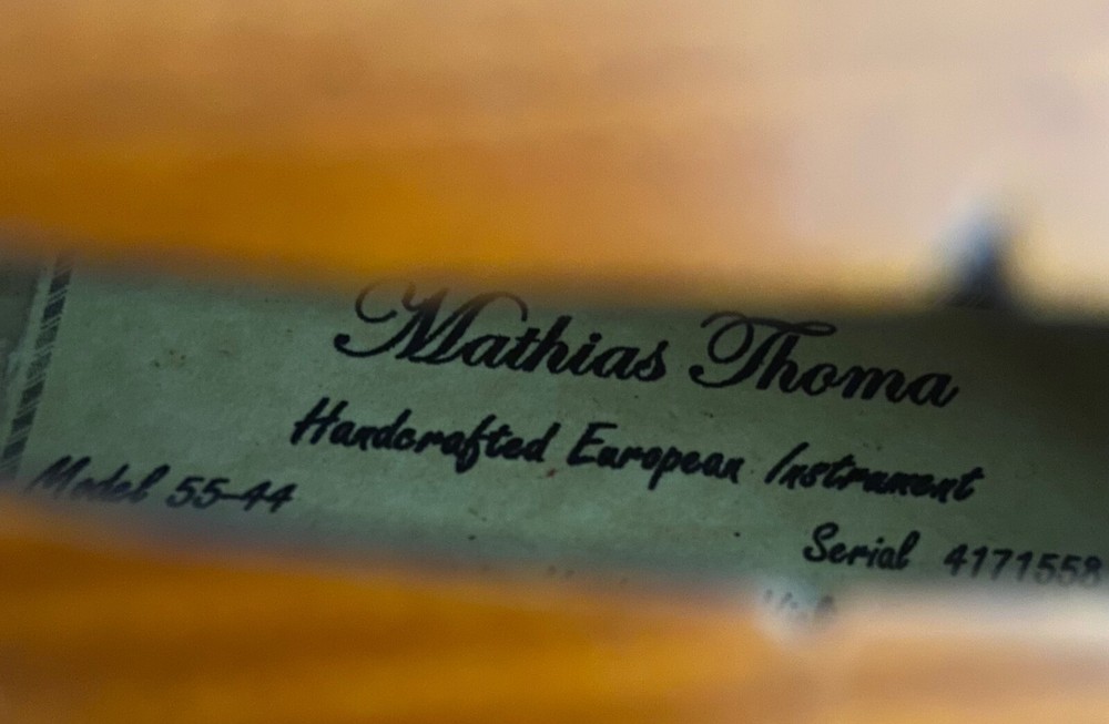 Mathias Thoma model 55-44 violin