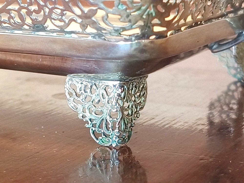 800 silver, tray, centrepiece, Made in Italy