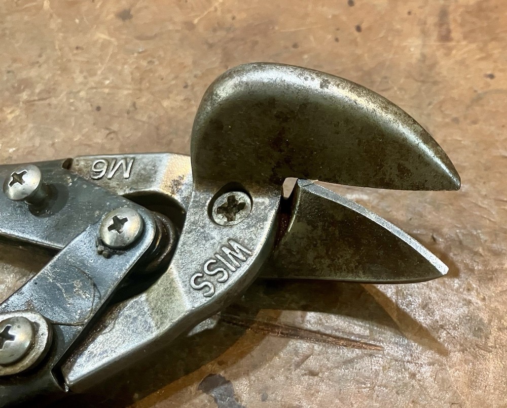 Wiss M6 Offset Left Aviation Snips • Made USA