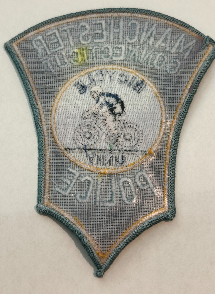 Manchester Connecticut Police Bicycle Unit Patch Unused