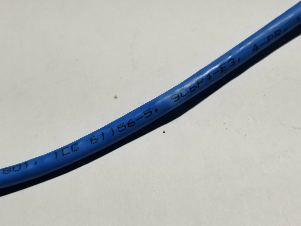 Siemon 9C6P4-E3-06 23/4P System 6 Cat6 UTP Plenum Network Cable Blue /100ft