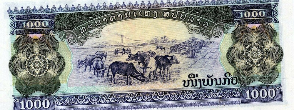 Laos: 1000 Kip, 1998