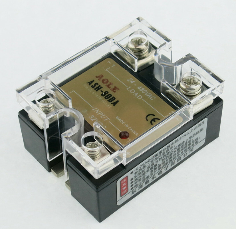3-32VDC normally open single-phase solid state relay ASH-80DA DC-AC
