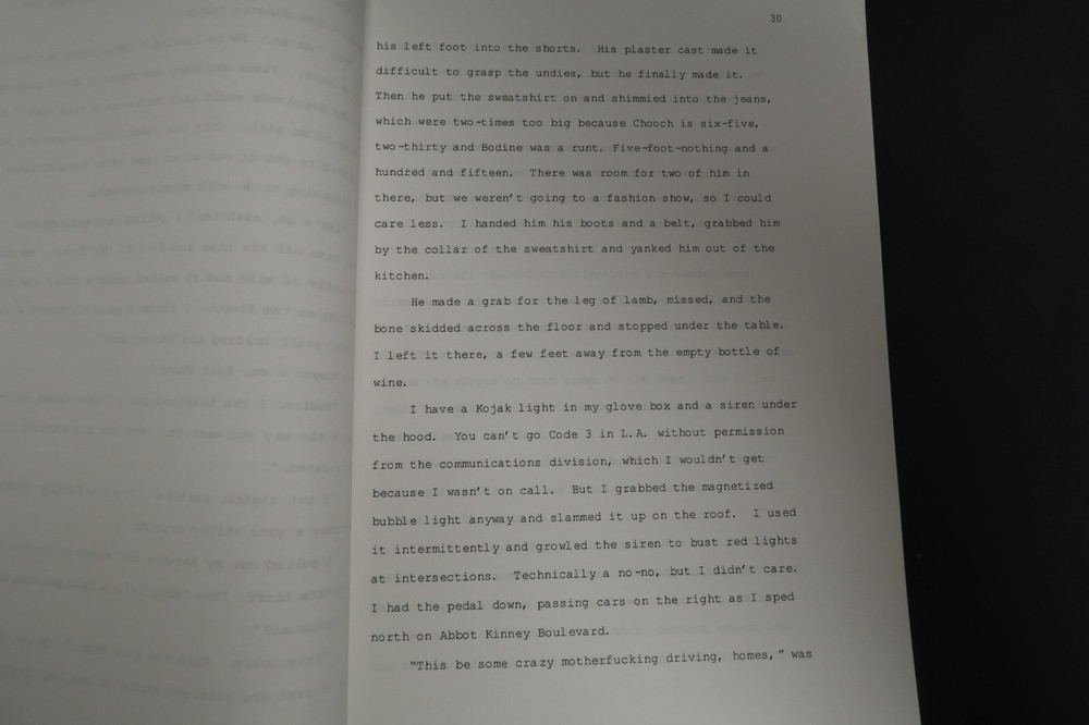 White Sister Original Book Script Stephen J. Cannell Scully Studios Collection