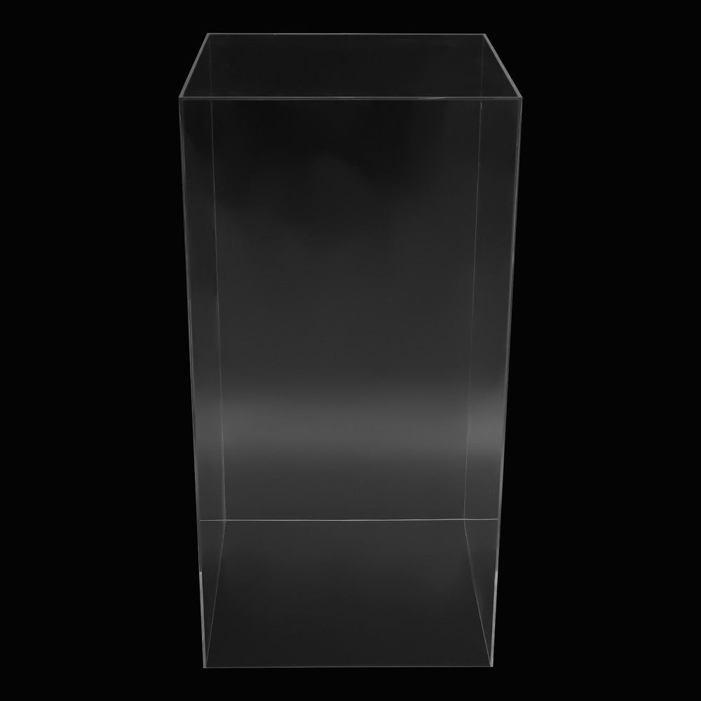 24" Large Acrylic Display Case Dustproof Clear Box Action Figures Case Organizer