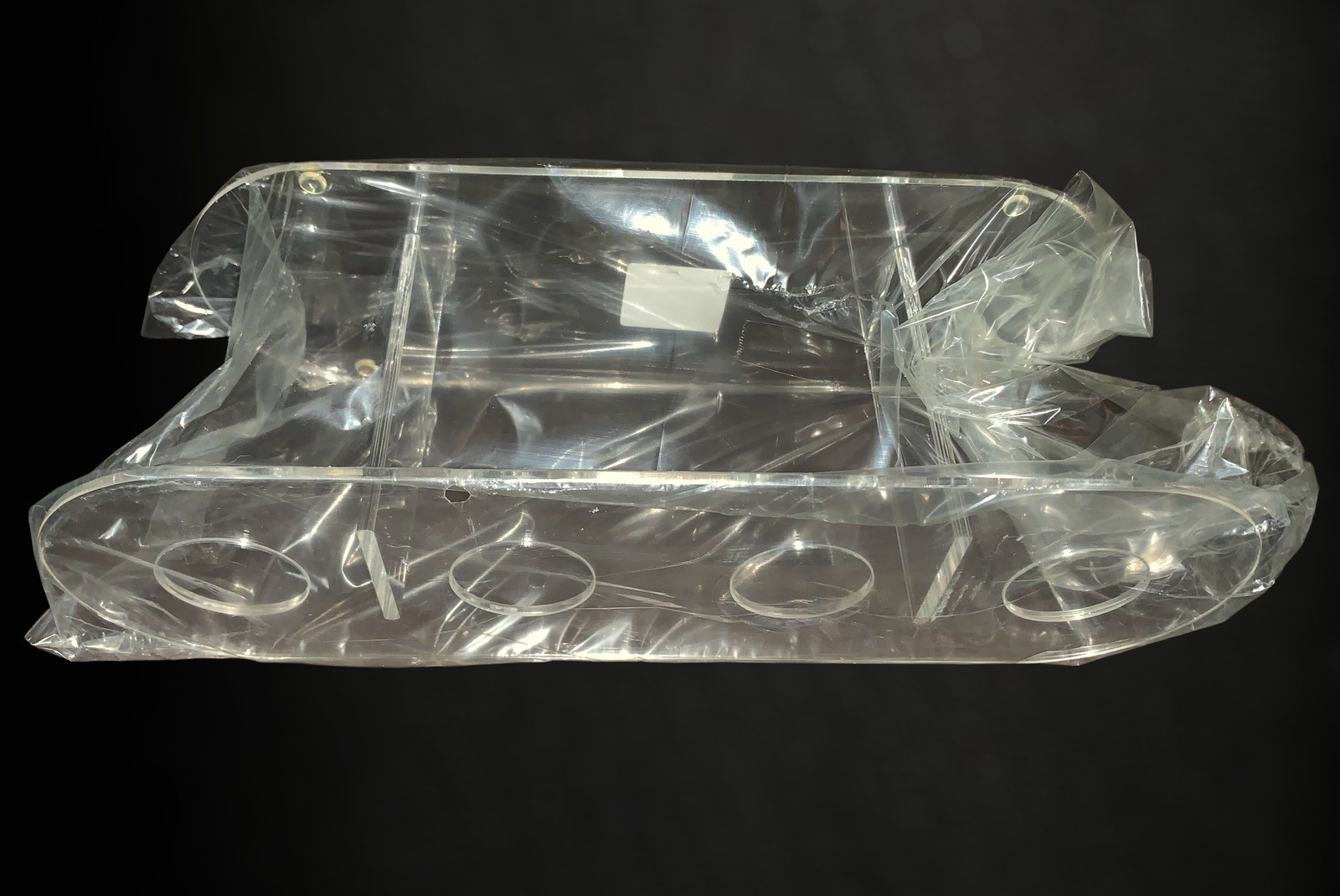 NEW Acrylic 4 Cone Ice Cream Cone Holder Tray Display Stand Rack Wedding Party