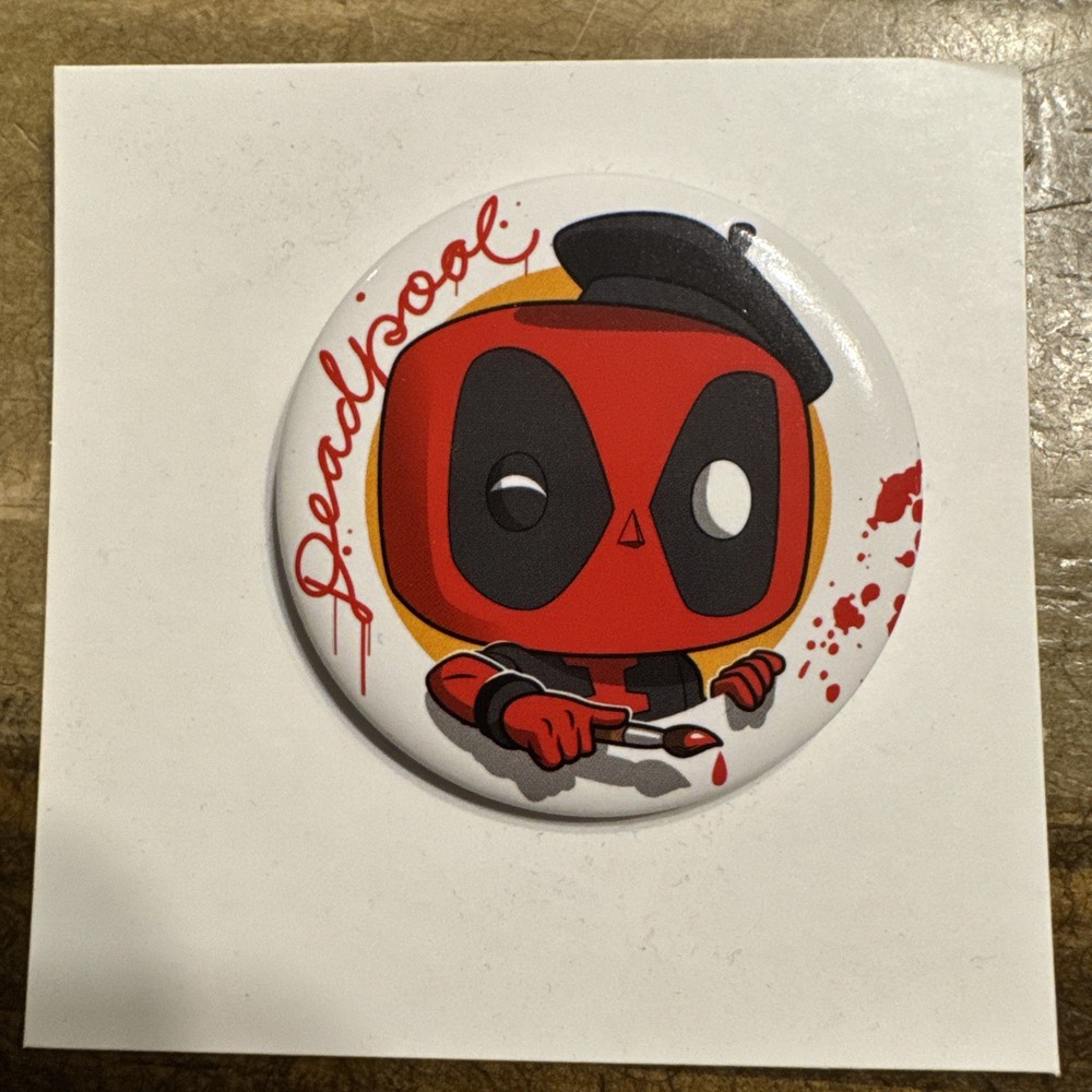 Funko Marvel POP! Artist Deadpool 2-Inch Button