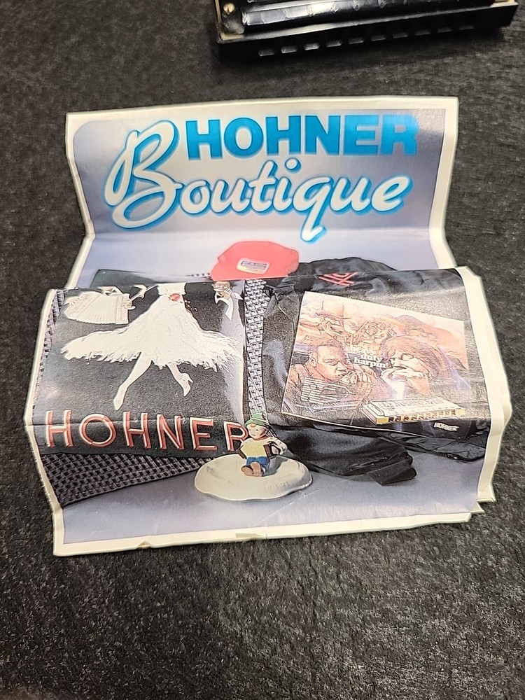 Hohner Pro Harp Harmonica Made In Germany With Plastic Case