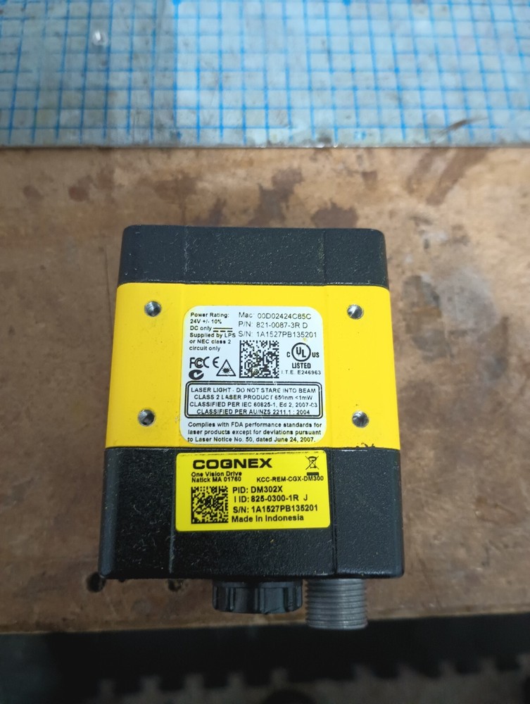 Used Cognex Dataman DM302X Barcode Image Reader With F5 Lens
