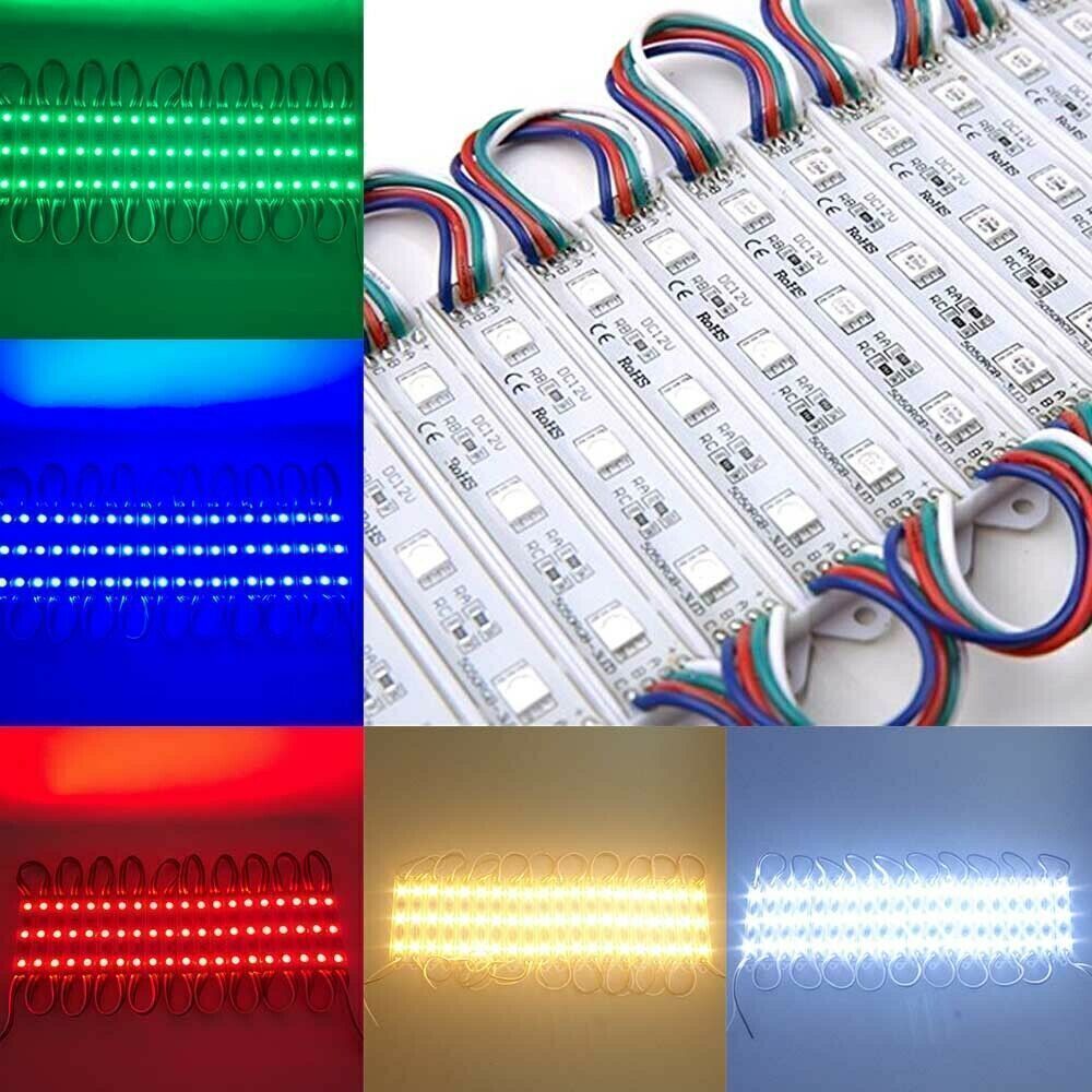 LED Window Store Front Lights Module 10~200ft Strips with power supply+Remote US