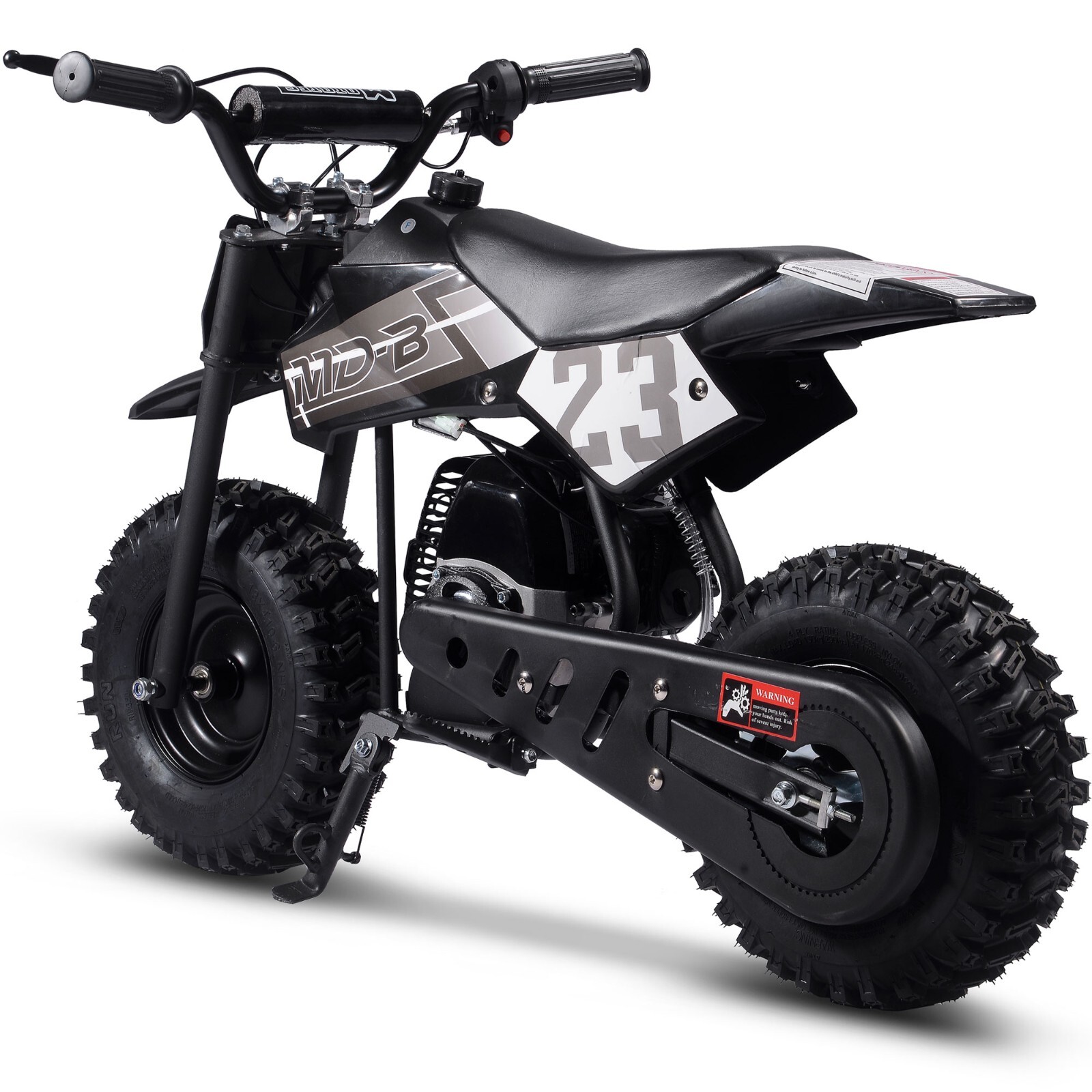 MotoTec DB02 50cc Kids Dirt Bike 2-Stroke Mini Off Road Motorcycle Black Red Blu