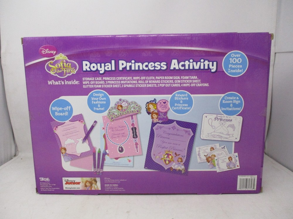 Disney Sofia the First Royal Princess Activity with Storage Case