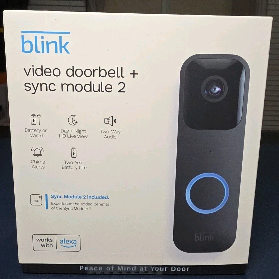 Blink Video Doorbell + Sync Module 2