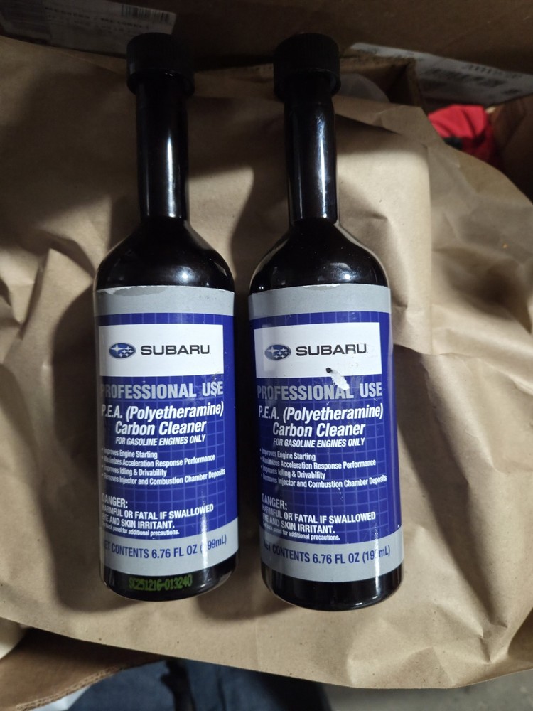 2 Pack SUBARU P.E.A. ( Polyetheramine) Carbon Cleaner , 6.76 Fl Oz