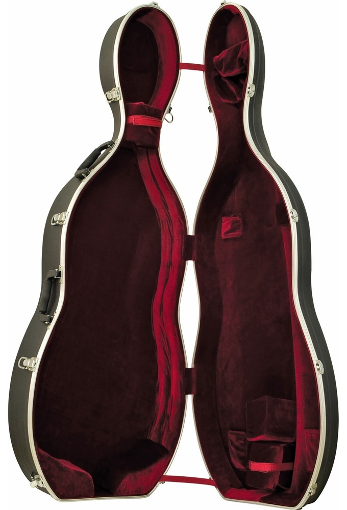 Bellafina ABS Cello Case with Wheels 1/2 Size