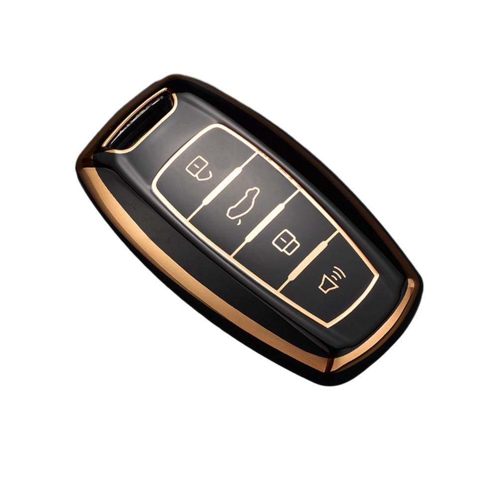 1pc car key cover car remote control black practical durable