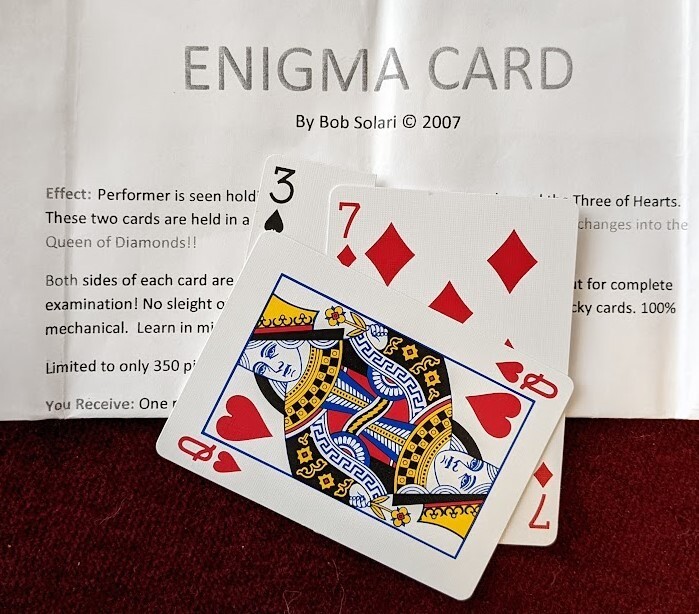 Enigma Card - by Bob Solari