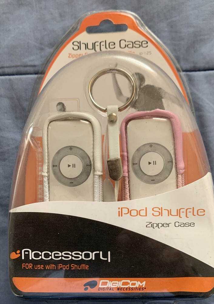 Digicom Case For Apple Shuffle 2 Pack Zipper Case With Fingerring And Neck Strap