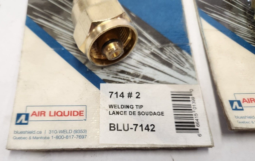 2x new welding tip # 2 Torch air liquide