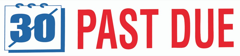 Trodat "PAST DUE" Self Inking Rubber Stamp