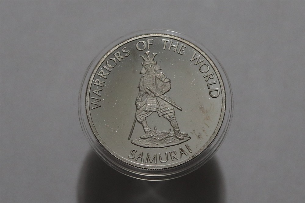 🧭 🇨🇩 CONGO 10 Francs SAMURAI 2010 PROOF ONLY 1000 MADE B84 XT18