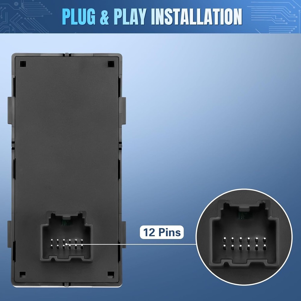 Master Power Window Switch Driver Side Compatible with 2014-2022 Chevy