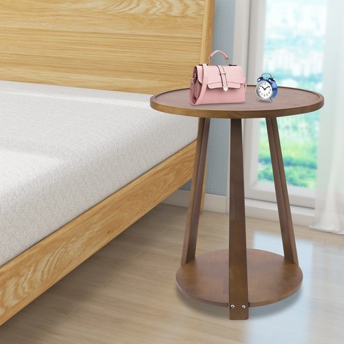 50x60cm Round Side Table, Side Table for Small Spaces, Modern Couch End Table