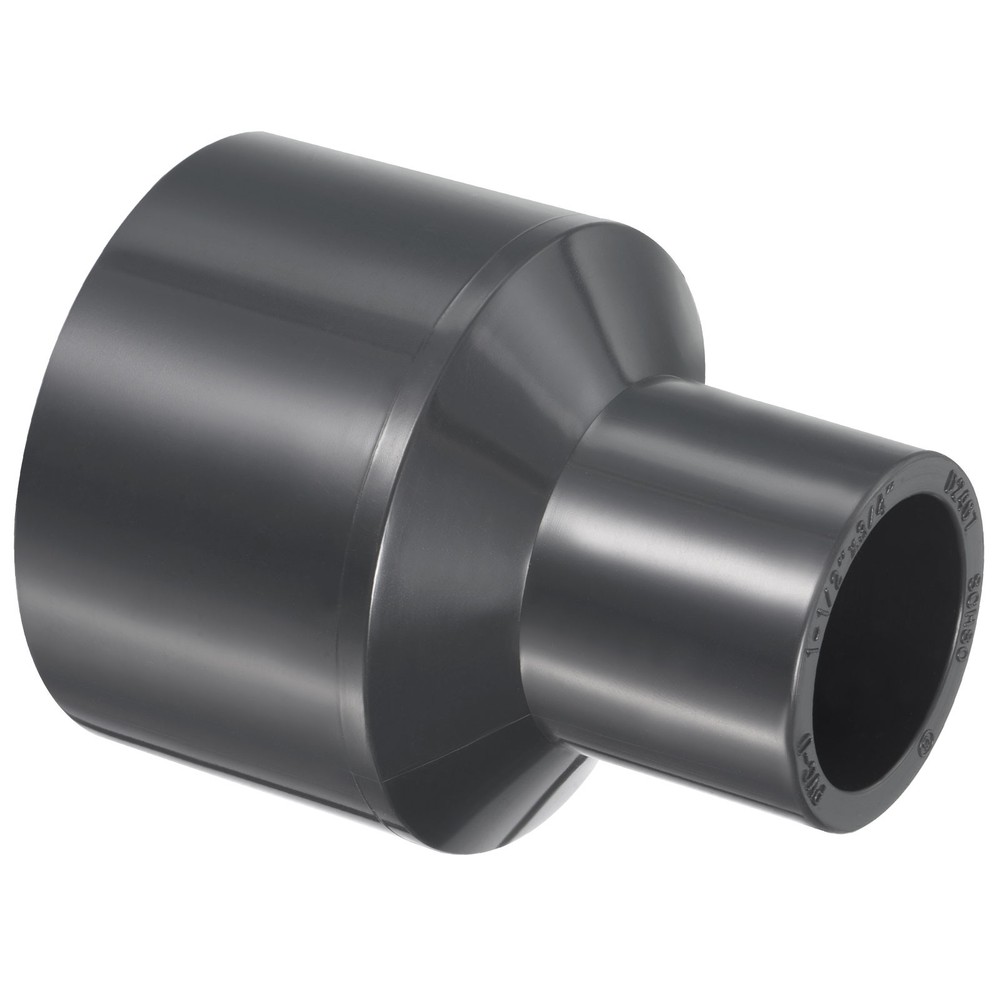 UPVC Pipe Reducer Fitting 1-1/2" x 3/4" Straight Coupling