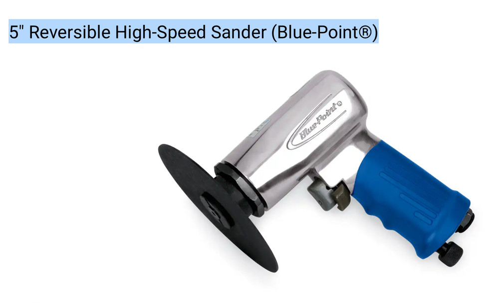 5" Reversible High-Speed Sander (Blue-Point®)